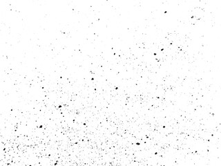 Vector dirty dust grain isolated black color grunge texture illustration background