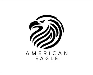 American Eagle logo design icon symbol vector illustration.