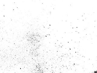Abstract scattered black color grunge texture background