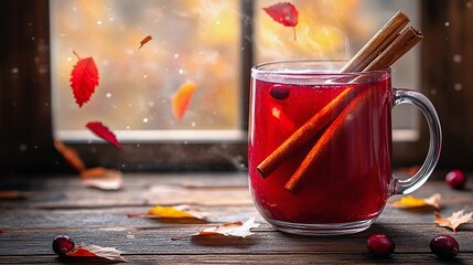Hot Spiced Cranberry Apple Cider Recipe for Autumn Days