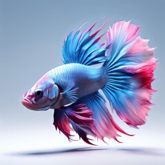 Fototapeta premium the AI Image Generator, digitally rendered fish with striking