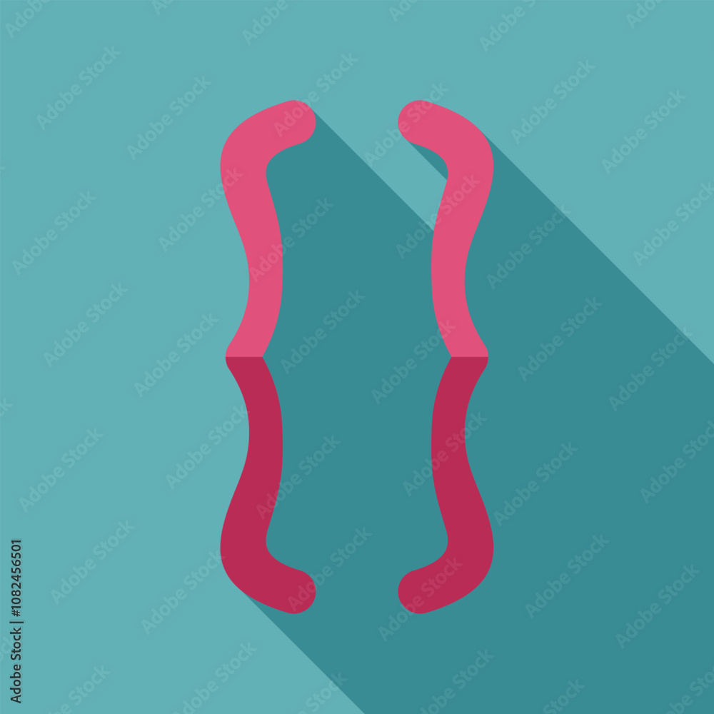 Poster pink curly brackets symbol representing coding, programming, and software development on a vibrant b