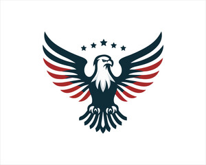 American Eagle logo design icon symbol vector illustration.