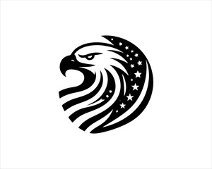 American Eagle logo design icon symbol vector illustration.