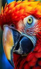 red and yellow macaw