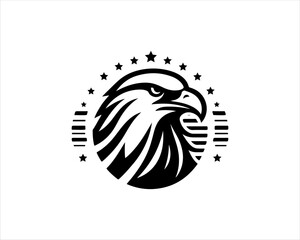 American Eagle logo design icon symbol vector illustration.