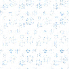 blue background with puzzle pieces vector