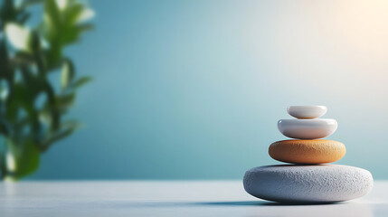 Achieve mental clarity and calmness with serene stone stacking techniques