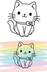 white background animal vectors, cats, elephants, hippos, giraffes, elephants, dinos