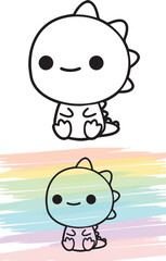 white background animal vectors, cats, elephants, hippos, giraffes, elephants, dinos