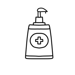 antiseptic bottle icon