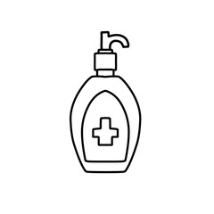 antiseptic bottle icon