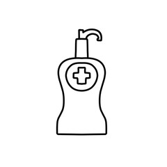 antiseptic bottle icon