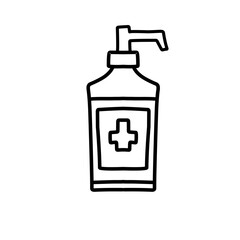 antiseptic bottle icon