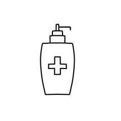 antiseptic bottle icon