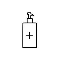 antiseptic bottle icon