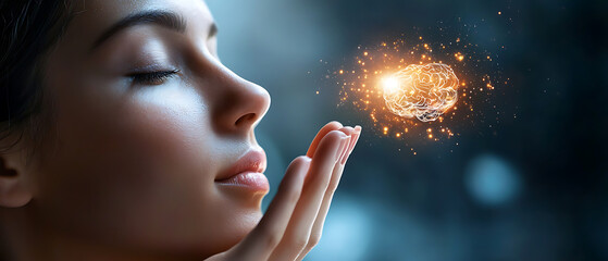 Explore innovative mental health solutions through futuristic holographic support