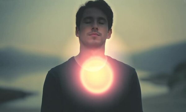 Inner Light Meditation: Energy Flow from Navel to Throat Chakra for Healing and Awakening