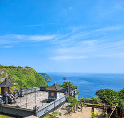 Nusa Penida's Pura Pasih Uug Temple with Ocean View