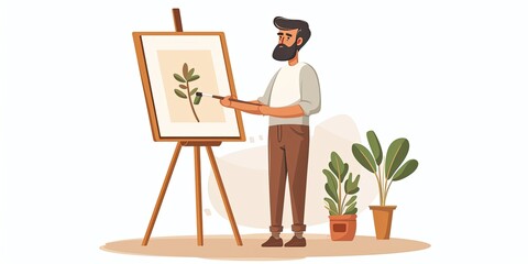 Illustration of Occupation Professional isolated on a white background