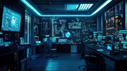 A high-tech lab where engineers are testing new ambient computing applications in smart homes