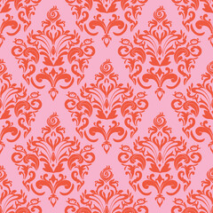floral Damask Seamless Pattern ethnic Classical luxury royal Vintage, paisley elements ornament victorian seamless texture for wallpapers, textile for wallpapers
