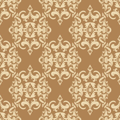floral Damask Seamless Pattern ethnic Classical luxury royal Vintage, paisley elements ornament victorian seamless texture for wallpapers, textile for wallpapers
