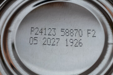 Mindesthaltbarkeitsdatum einer Dose 2027