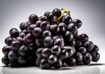 Fototapeta premium bunch of grapes in studio setting