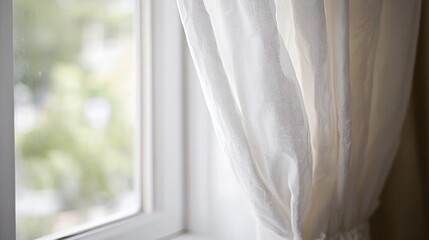 White Sheer Curtains