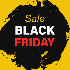 Black Friday Sale Web Banner Design Template