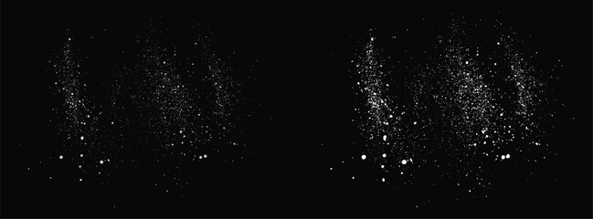 Realistic snowflakes transparent background. snow falling snowflakes illustration