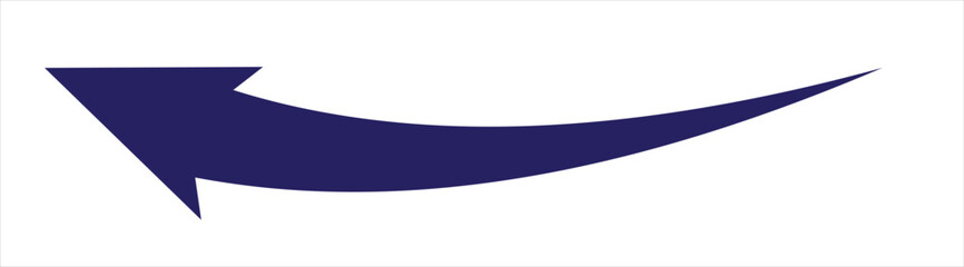 Black arrow icon isolated on white background.