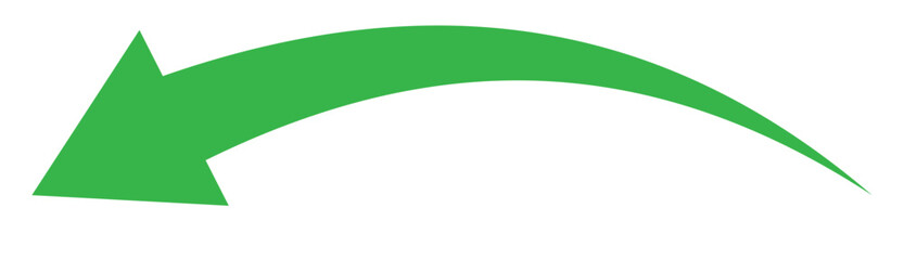 Black arrow icon isolated on white background.