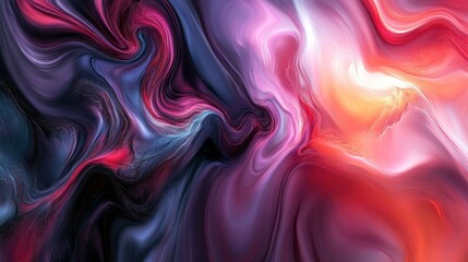 Obraz premium Abstract Swirling Colors: A Symphony of Hues