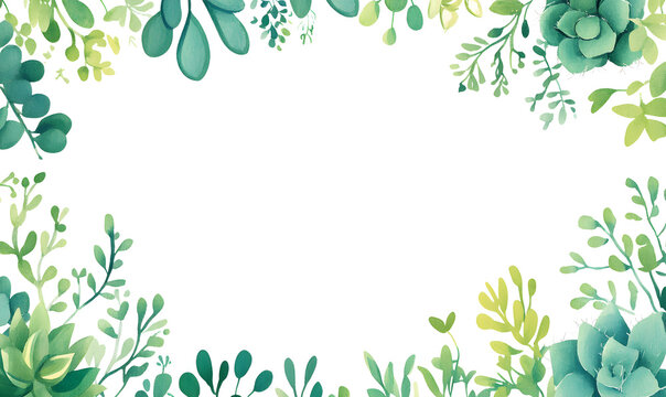 modern 2D doodle cartoon flower concept with open space for text, featuring whimsical floral and leafy elements on crisp white backgrounds.