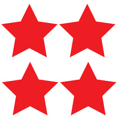 Star Icon set. rating icon vector. favourite star icon