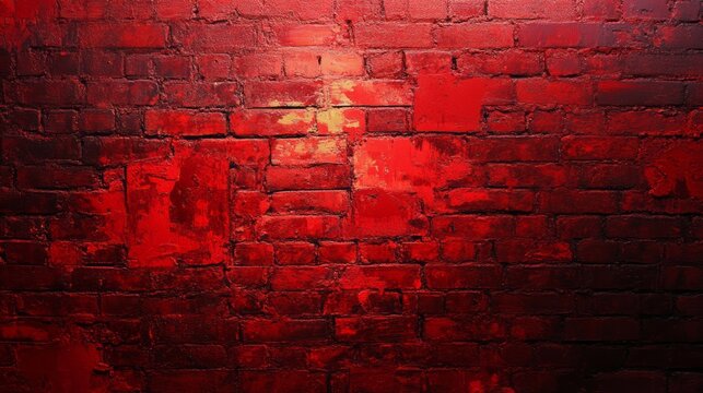 Festive new year celebration background featuring a rustic red brick wall, perfect for holiday party invitations, event promotions, and seasonal greeting cards - Powered by Adobe