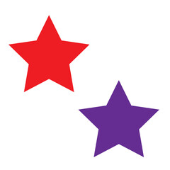 Star Icon set. rating icon vector. favourite star icon