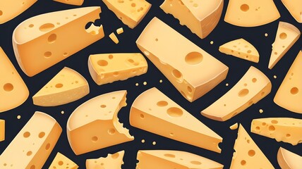 Highly detailed, macro close-up photograph of a rich, creamy cheese texture in extremely high resolution