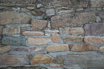 Background, texture of an old stone wall