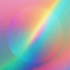 Abstract pastel neon holographic blurred grainy gradient background texture. Colorful digital grain soft noise effect pattern. Lo-fi multicolor vintage retro design.