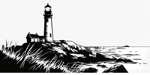 Fototapeta premium An architectural drawing of an elegant Art building