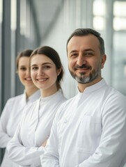 Fototapeta premium Medical Professionals in a Modern Setting