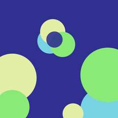 multi colored abstract bubble background blue background.