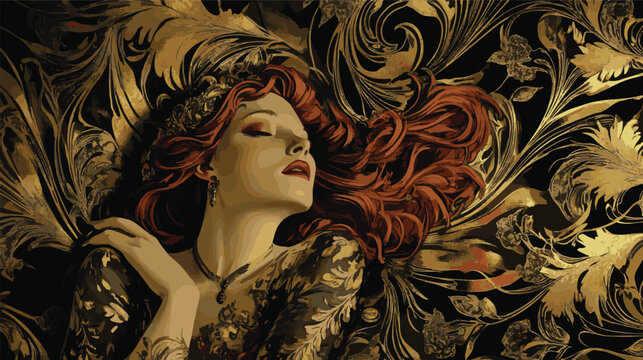 illustrationof a beauty woman