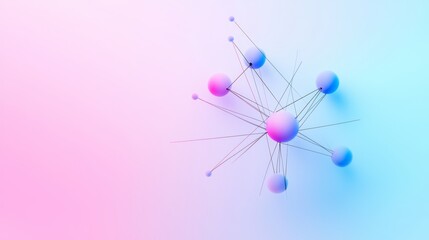 The Connected Cloud, Radiating digital lines leading to the cloud, representing IoT devices and global communication.