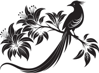 quetzal bird vector illustration transparent background