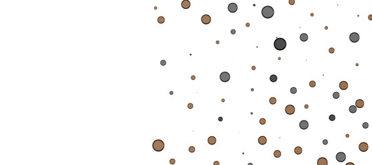 Joyful Deluge: Brilliant 3D Illustration Showcasing an Overflow of gold Confetti