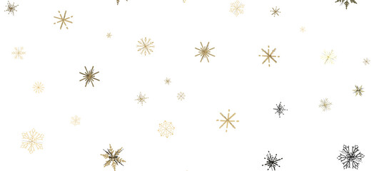 Snowflake Ballet: Exquisite 3D Illustration of Descending Festive Snowflakes in Motion